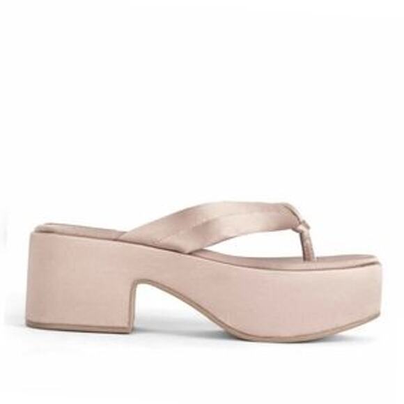 Jeffrey Campbell Luau Platform Thong Sandal Size 6 - Picture 2 of 12